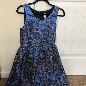 Kensie Blue and Silver Cocktail Dress